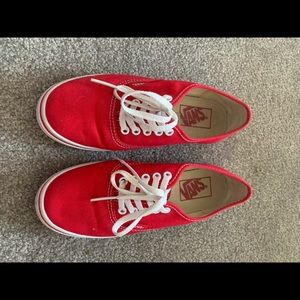 Vans Red Sneakers
